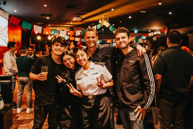 Miembros de NopalMates celebrando El Grito 2024 en Perth (5/8)